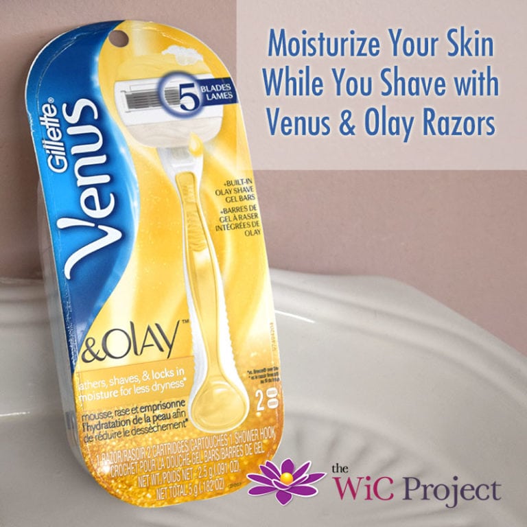 Moisturize Your Skin While You Shave with Venus & Olay Razors 